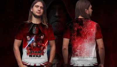 Футболки с полной запечаткой: Star Wars - The Last Jedi